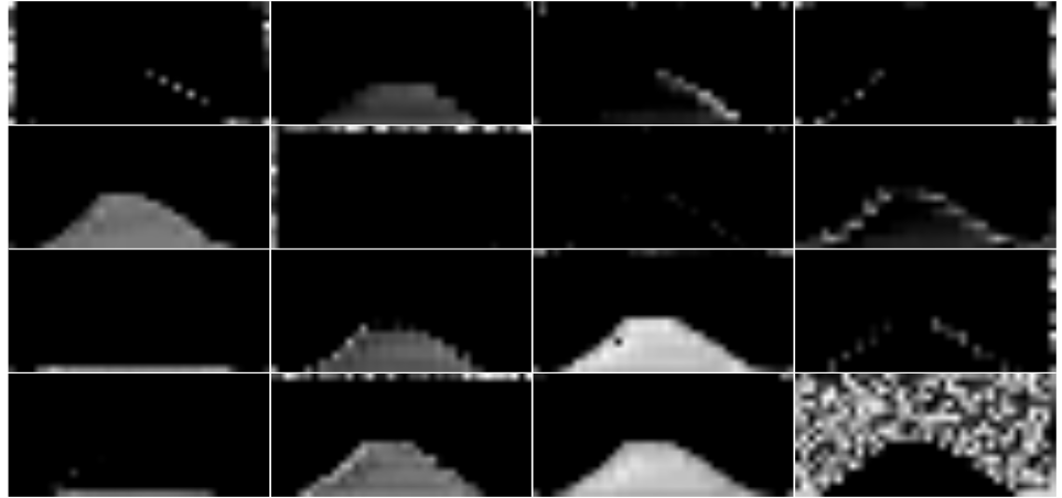 feature maps after fourth deconvolution